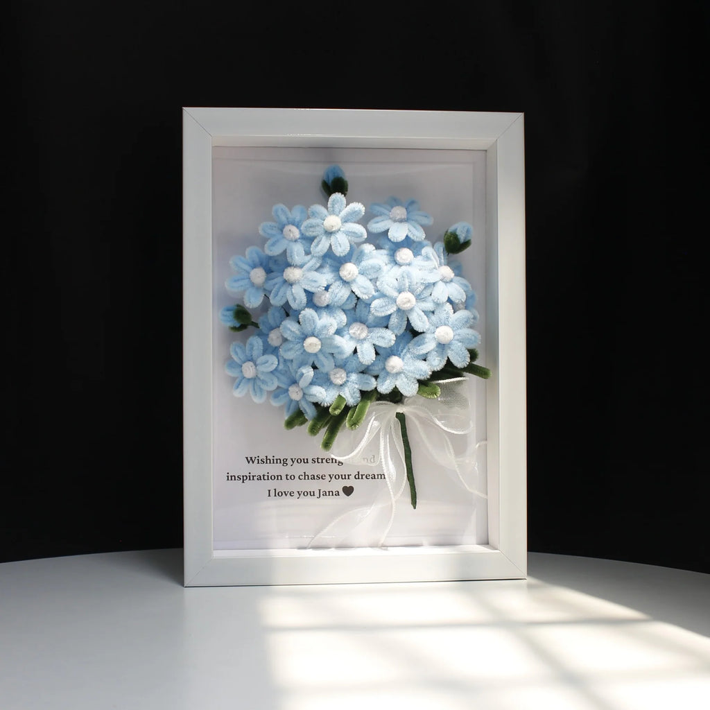 Cadre ciel en fleurs